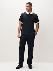 Рубашка поло с контрастной отделкой Lyle & Scott Superfine - Image 2 of 5