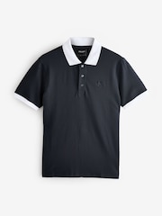 Рубашка поло с контрастной отделкой Lyle & Scott Superfine - Image 5 of 5