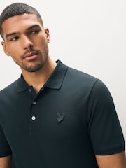 Lyle & Scott Blue Superfine Polo Shirt - Image 3 of 4