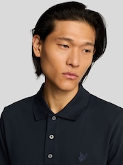 Lyle & Scott Blue Superfine Polo Shirt - Image 4 of 4