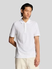 Lyle & Scott White Superfine Polo Shirt - Image 1 of 4