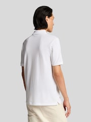 Lyle & Scott White Superfine Polo Shirt - Image 2 of 4