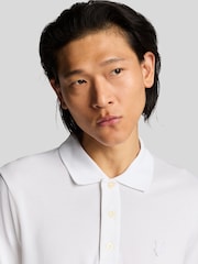 Lyle & Scott White Superfine Polo Shirt - Image 4 of 4