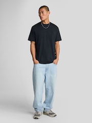 Lyle & Scott Blue Cotton Superfine T-Shirt - Image 3 of 4