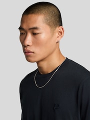 Lyle & Scott Blue Cotton Superfine T-Shirt - Image 4 of 4