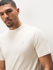 Lyle & Scott Natural Cotton Tipped Superfine T-Shirt - Image 3 of 3