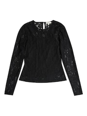 Albaray Schwarzes Top mit Spitze - Bild 6 von 6