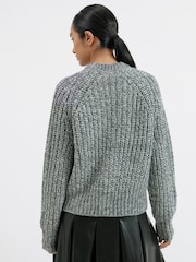 Albaray Grey Chunky Rib Cardigan - Image 2 of 5