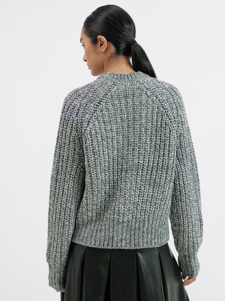 Albaray Grey Chunky Rib Cardigan - Image 2 of 5