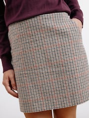 Albaray Check Mini Brown Skirt - Image 3 of 5