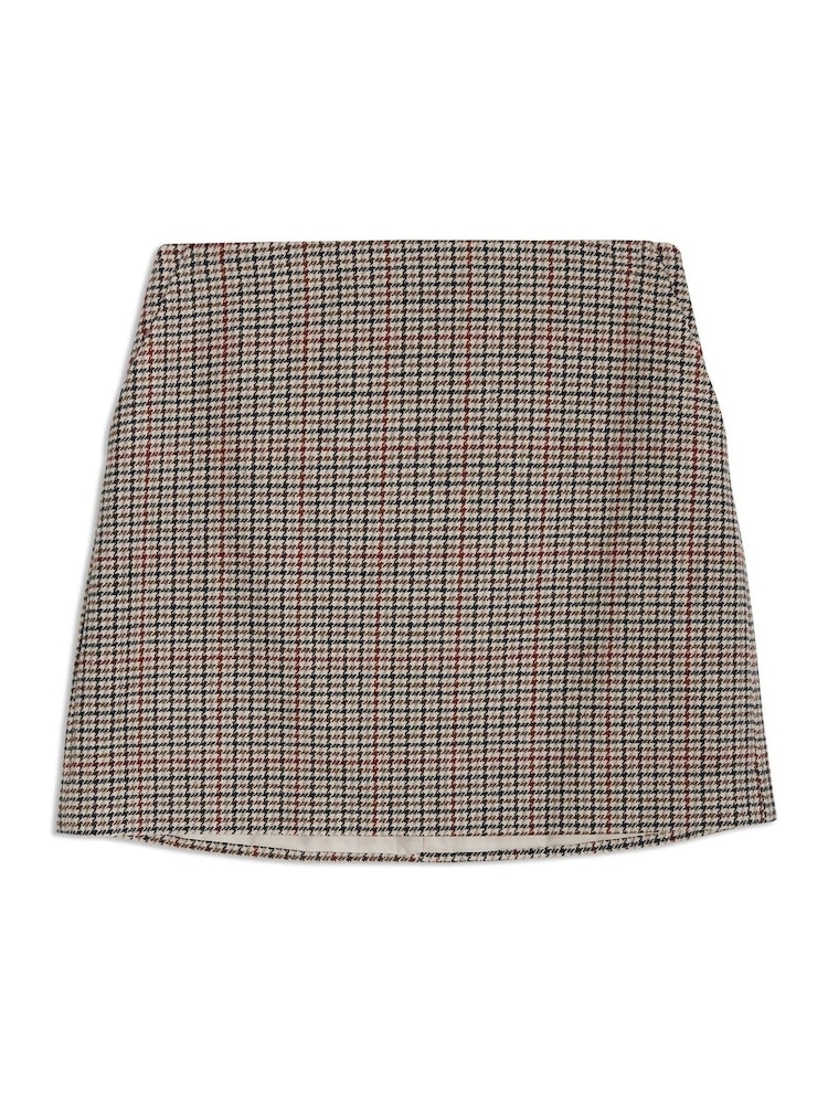 Albaray Check Mini Brown Skirt - Image 5 of 5