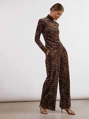 Albaray Animal Velvet Brown Top - Изображение 5 из 6