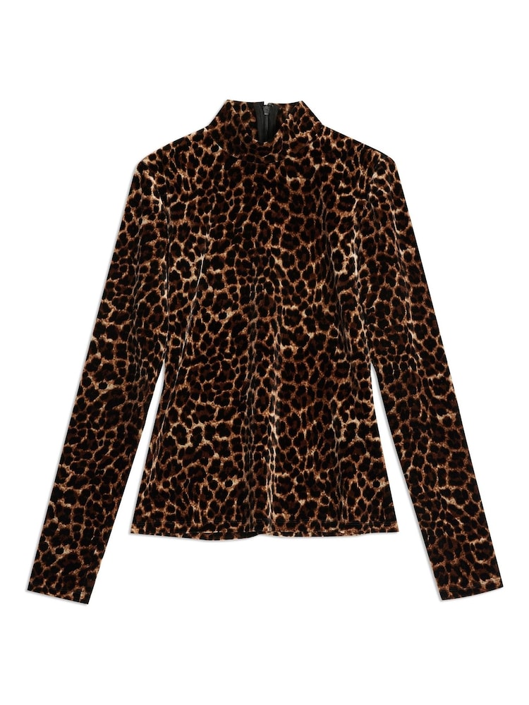 Albaray Animal Velvet Brown Top - Изображение 6 из 6