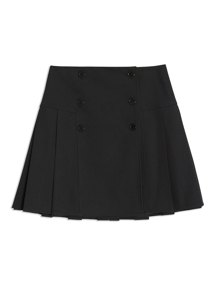 Albaray Tailored Pleat Mini Black Skirt - Image 5 of 5