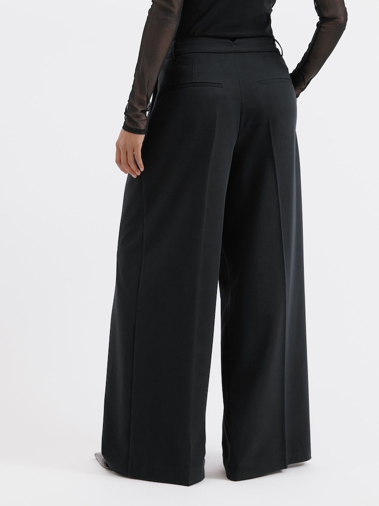 Albaray Tailored 2 Pleat Black Trousers - صورة 2 من 4