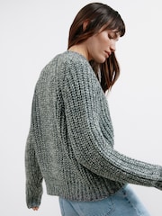 Albaray Grey Chunky Rib Jumper - Image 2 of 4
