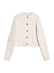 Albaray Cream Cable Cardigan - Image 4 of 4