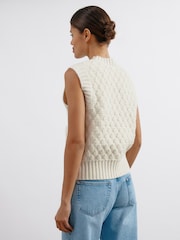 Albaray Cream Cable Pocket Tank - Image 2 of 4