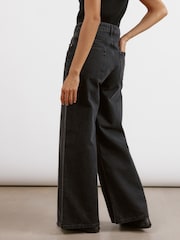 Albaray Full Length Wide Leg Black Jeans - Image 2 of 4