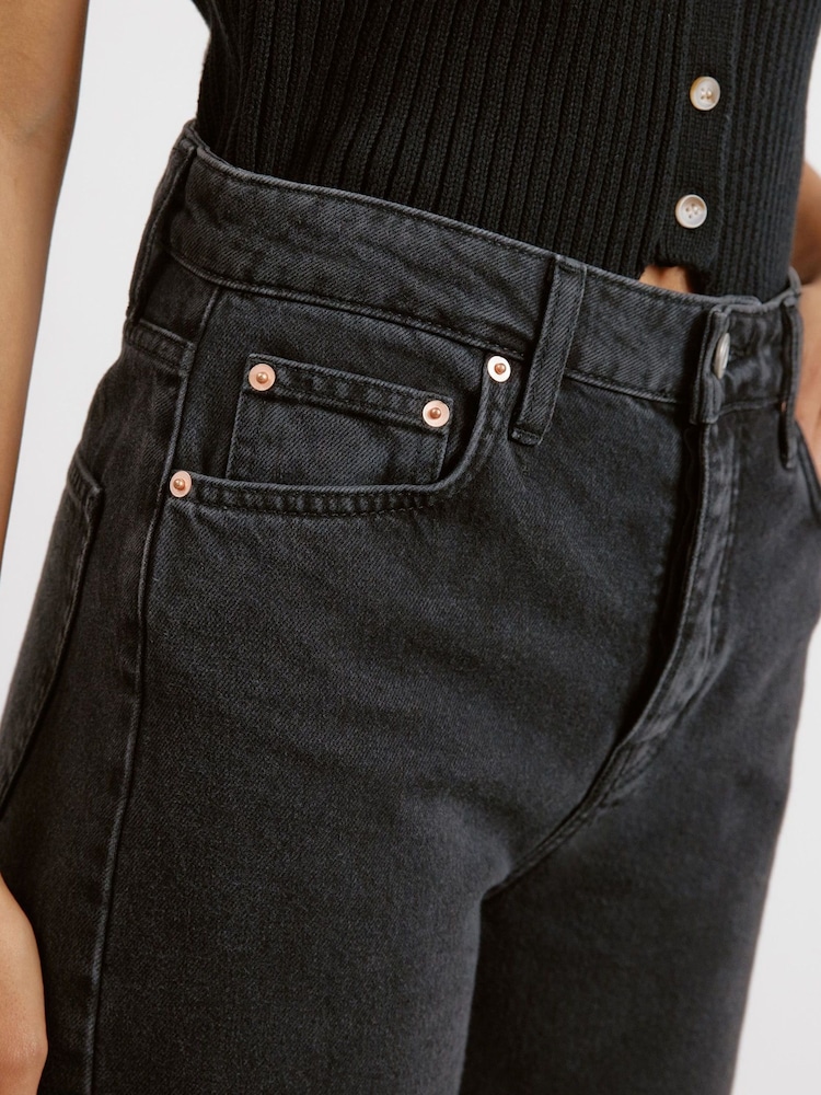 Albaray Full Length Wide Leg Black Jeans - Image 3 of 4