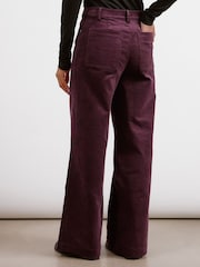 Albaray Red Cord Wide Leg Trousers - Image 2 of 5