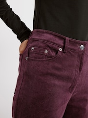 Albaray Red Cord Wide Leg Trousers - Image 3 of 5