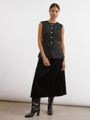 Albaray Gold Tweed Black Waistcoat - Image 4 of 6