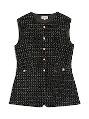 Albaray Gold Tweed Black Waistcoat - Image 6 of 6