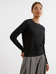 Albaray Cashmere Blend Black Cardigan - Image 1 of 4