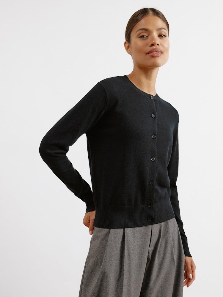 Albaray Cashmere Blend Black Cardigan - Image 1 of 4