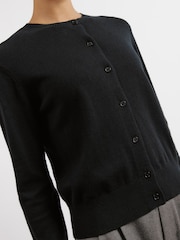 Albaray Cashmere Blend Black Cardigan - Image 3 of 4