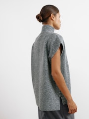 Albaray Grey Funnel Neck Tank Top - Image 3 of 5
