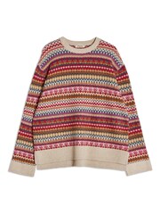 Albaray Pink Fairisle Pattern Jumper - Image 4 of 4