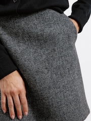 Albaray Grey Herringbone Skirt - Image 3 of 4