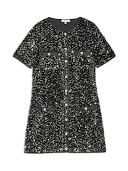 Albaray Sequin Pocket Black Dress - Image 4 of 4