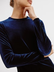 Albaray Blue Column Maxi Dress - Image 3 of 4