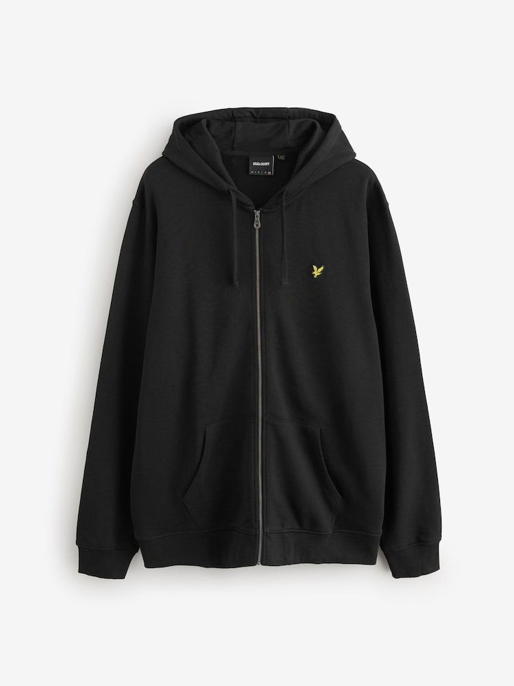 Lyle & Scott Black Zip Through Hoodie - Image 1 of 6