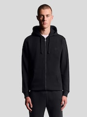 Lyle & Scott Black Zip Through Hoodie - Image 3 of 6