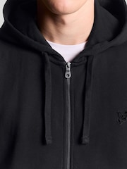 Lyle & Scott Black Zip Through Hoodie - Image 6 of 6