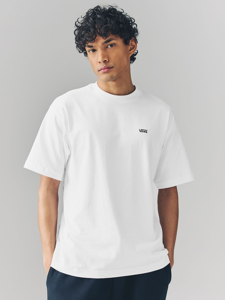 Vans Small Logo Loose Fit Mens 100% Cotton T-Shirt - Image 1 of 4