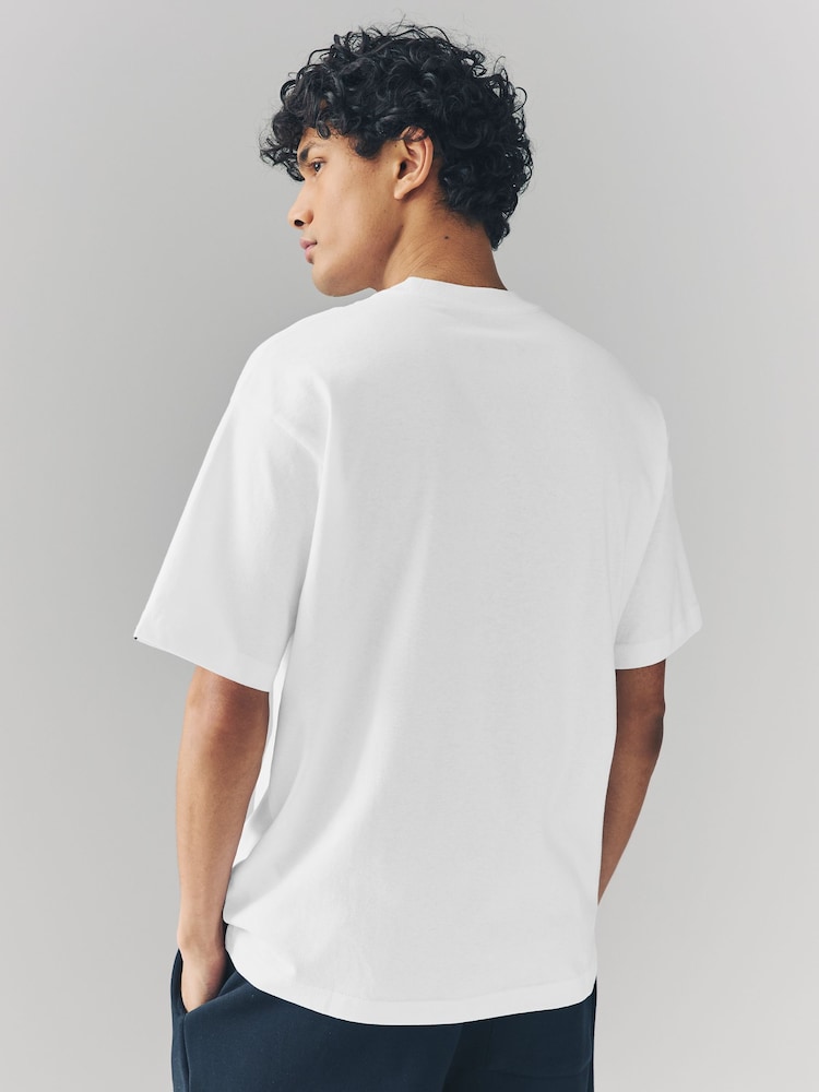 Vans Small Logo Loose Fit Mens 100% Cotton T-Shirt - Image 2 of 4