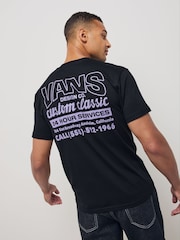 Negru - Vans Bărbați Magazin spate Imprimeuri tricou - Imaginea 2 din 7