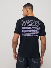 Negru - Vans Bărbați Magazin spate Imprimeuri tricou - Imaginea 3 din 7