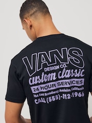 Negru - Vans Bărbați Magazin spate Imprimeuri tricou - Imaginea 5 din 7