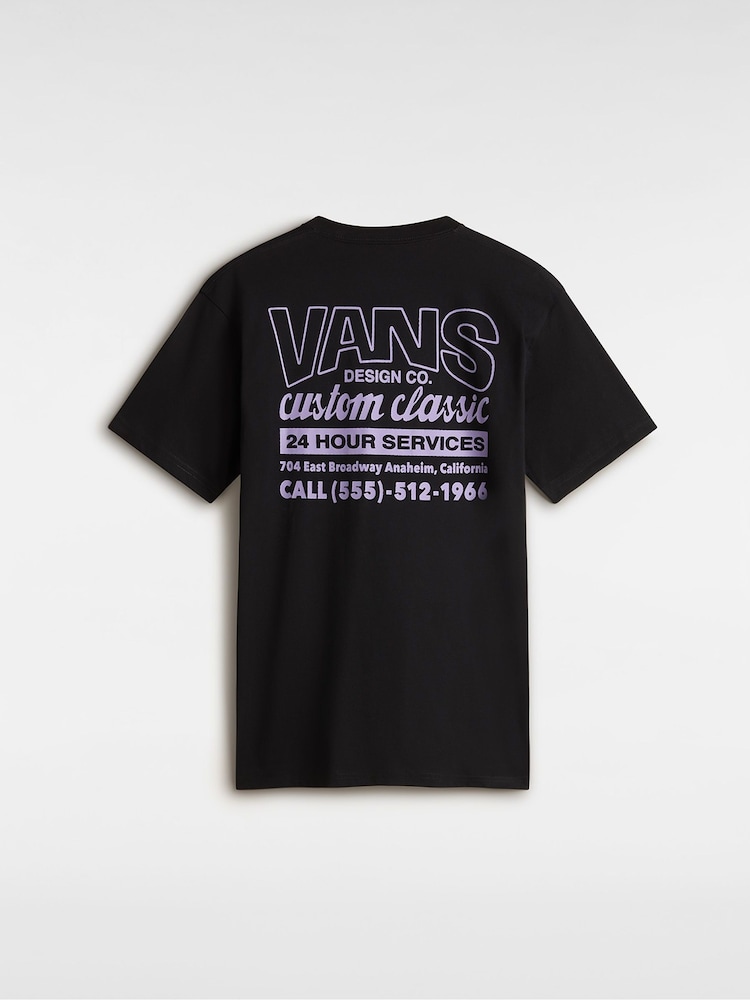 Negru - Vans Bărbați Magazin spate Imprimeuri tricou - Imaginea 7 din 7