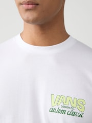 Белый - Vans Mens Shop Back Print T-shirt - Image 5 of 7