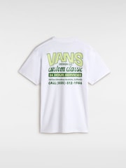 Белый - Vans Mens Shop Back Print T-shirt - Image 7 of 7