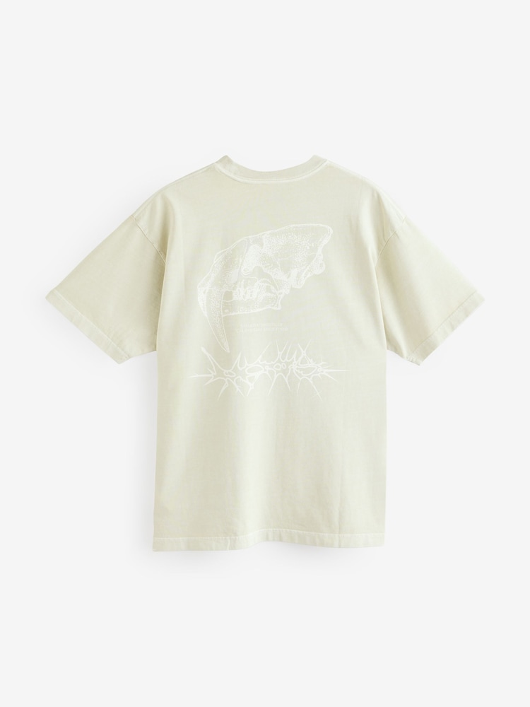 Vans Sabertooth T-Shirt für Herren aus 100 % Baumwolle in Braun - Bild 2 von 2