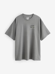Vans Mens Warp 100% Cotton Charcoal Grey T-Shirt - Image 2 of 2