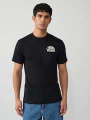 Vans Mens Sneaky 100% Cotton Black T-Shirt - Image 1 of 9